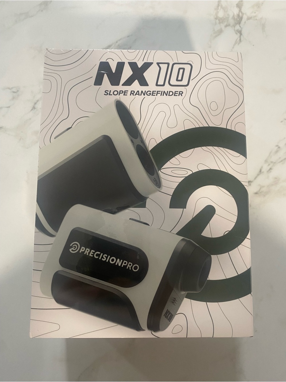PrecisionPro NX10 Slope Rangefinder in White and Black